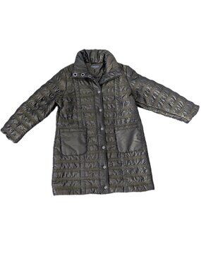 Addition Elle Quilted Smocked Coat | 2X